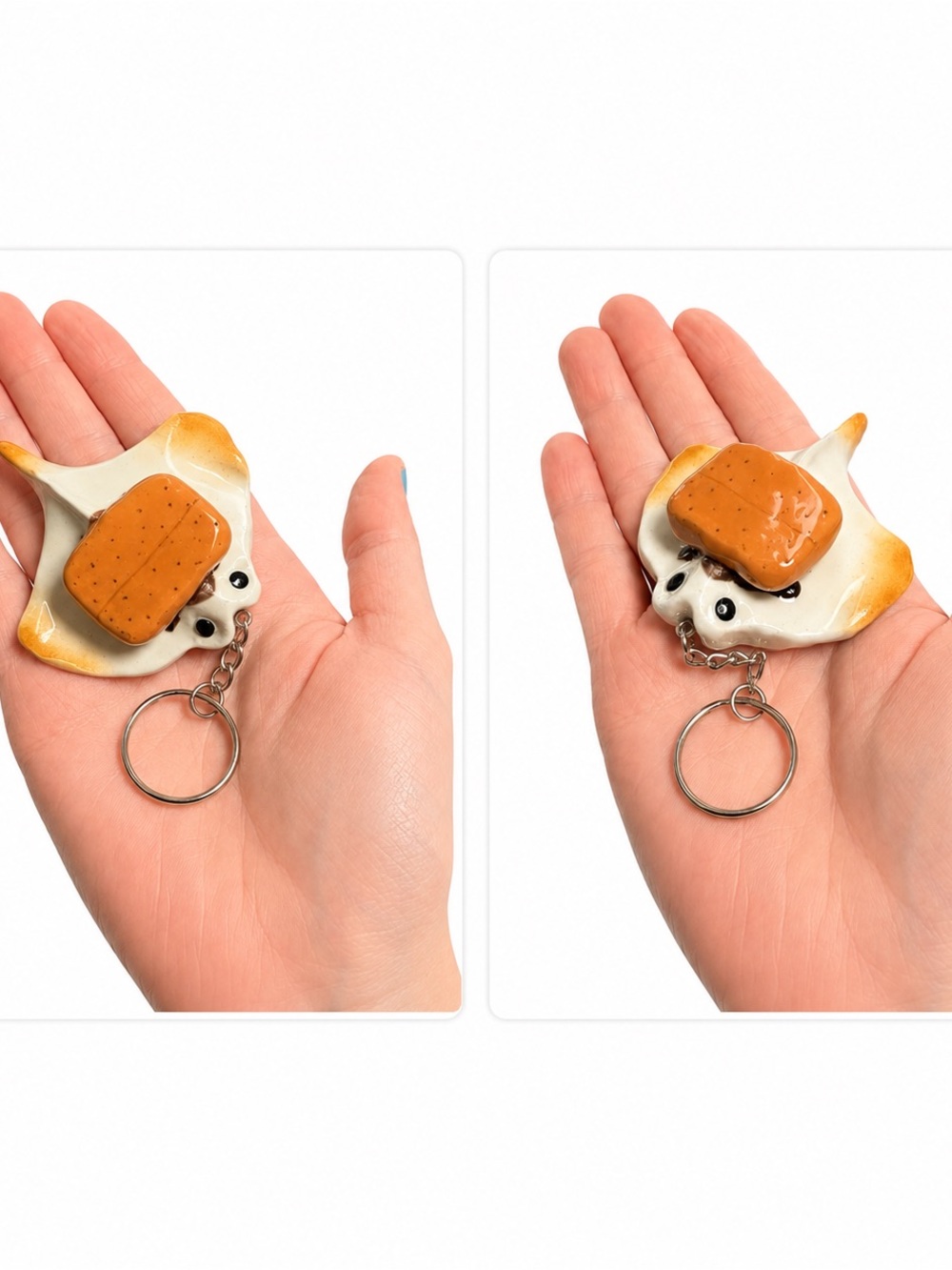 Cute Stingray Smores Keychain